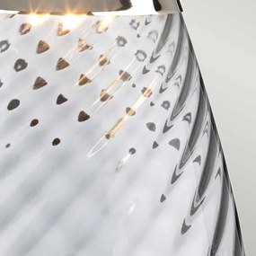 Elstead LENA-TL-L-SMOKE - LED Asztali lámpa LENA 1xE27/40W/230V 74 cm szürke