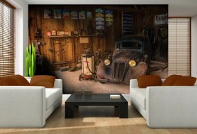 Veterán autó poszter, fotótapéta, Vlies (104 x 70,5 cm)
