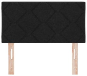 LED Fejtámla Gyémánt Blokkok Dizájn Fekete 80 cm Szövet