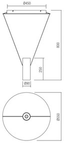 Redo 01-1971 - LED Dimmelhető csillár zsinóron ESSENCE LED/36W/230V 3000K fehér
