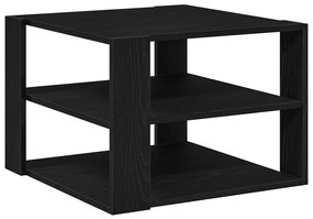 Fekete tölgy Dohányzóasztal 59,5x59,5x40 cm Műszaki fa