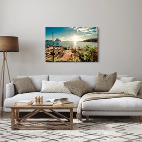 Kép - Strand emberekkel (90x60 cm)