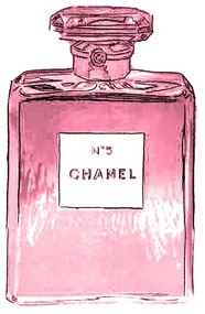 Illusztráció Chanel No.5, Finlay & Noa, (30 x 40 cm)