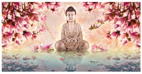 XXL Fotótapéta - Buddha and magnolia