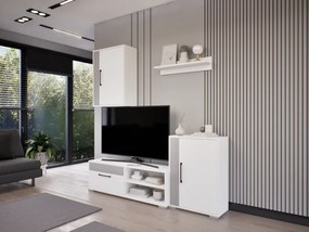 Levora szekrénysor (Fehér-Láva szürke) modern