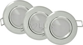 Polux SUN 305275 Beépíthető spotlámpa 1x3,5W/GU10 3000K 250LM IP20