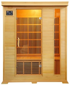 Sauna DeLuxe 3003 Carbon, világosbarna
