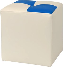 Cool puff - műbőr, krém/kék - 21834/21898 R