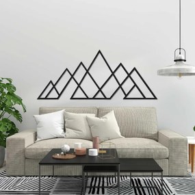 Fa falfestmény geometrikus hegyek | APALATU