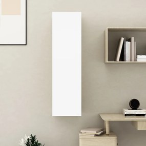 fehér szerelt fa TV-szekrény 30,5 x 30 x 110 cm