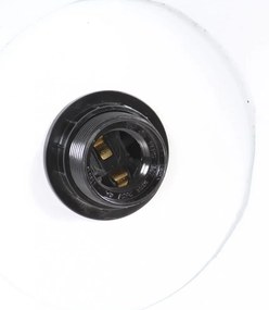 fehér ipari függőlámpa 25 W 109 cm E27