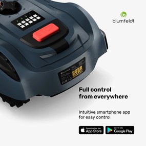 GrassConnect robotfűnyíró, Gyepápolás akár 1 000 m²-es területig, Vezérlés alkalmazás segítségével