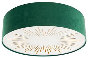 Mennyezeti lámpa RAYS 2xE27/60W/230V átm. 60 cm zöld