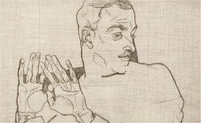 Divatos 3D Fali Tapéta Kifejező figura 416x254 Ragasztóval