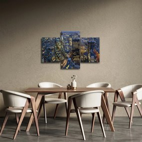 Kép - London esti panorámája (90x60 cm)