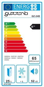 Guzzanti GZ 24B termoelektromos hűtődoboz , 40 x37,5 x 29,5 cm