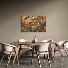 Kép - Szív alakú folyó (90x60 cm)