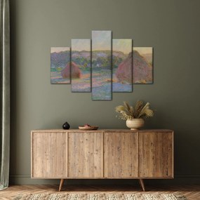 Kép - Claude Monet, Stacks of Wheat (End of Summer) , reprodukciók (150x105 cm)
