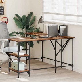 vidaXL Asztal Öreg fa 139 x 139 x 75 cm Faanyag