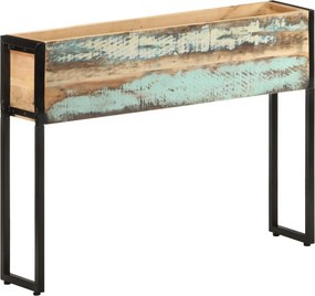 vidaXL tömör újrahasznosított fa virágtartó 90 x 20 x 68 cm