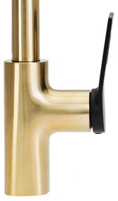 Konyhai csaptelep Rea SOUL Gold Black