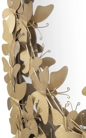 Fali tükör ovális pillangó 59x3x89,5 (tükör 46x78)cm