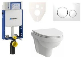 Fali WC szett Geberit befalazáshoz + Laufen Pro Nordic WC SIKOGE2H4