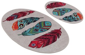 Fürdőszobaszőnyeg Szett (2 db) Feather Djt
