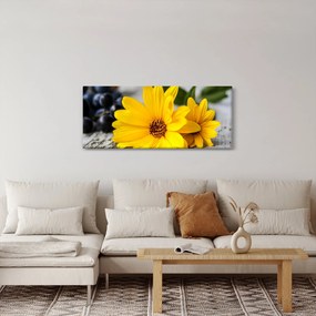 Sárga virág képe (120x50 cm)