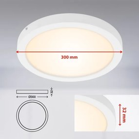 Briloner 7141-016 - LED Mennyezeti lámpa FIRE LED/21W/230V