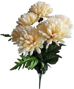 Krizantém Műcsokor, barackszínű, magasság 58 cm