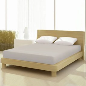 Pamut-elastan classic kavics színű gumis lepedő 180x200 cm-es alacsony matracra
