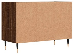 barna tölgy színű szerelt fa TV-szekrény 69,5x30x50 cm