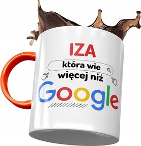 Narancssárga Bögre Izabella Feleség Ajándék Nyomtatott Fotóval