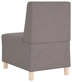 tópszínű szövet kanapéfotel 55 cm