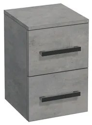 Fürdőszobaszekrény alacsony SAT Cube Way 32,5x51x33 cm beton CUBE3CHN32BE