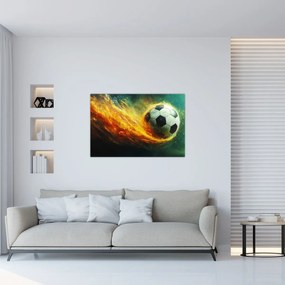 Kép - Focilabda repülés közben (90x60 cm)