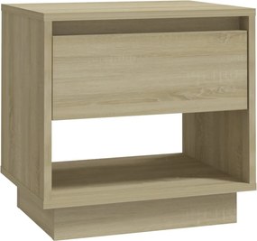 vidaXL sonoma tölgy színű forgácslap éjjeliszekrény 45 x 34 x 44 cm