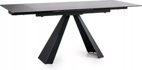 Salvadore Ceramic II asztal sötétszürke/fekete 120-180cm