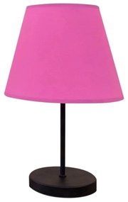 Asztali lámpa 1xE27/60W/230V rózsaszín/fekete