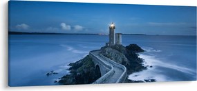 A világítótorony és a tenger képe (120x50 cm)