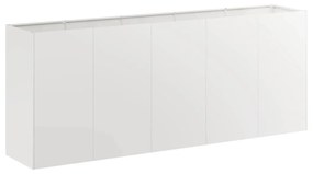 ültetvény 200x40x80 cm Rozsdamentes acél
