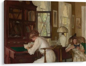 Kép - Edmund Tarbell, Josephine and Mercie, reprodukciók (70x50 cm)