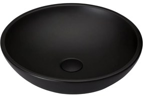 Cerano Tahia, asztali mosogató ⌀ 43 cm, fekete, CER-CER-403380