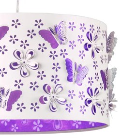 ONLI - Gyerek csillár TITILLA 1xE27/22W/230V lila/fehér