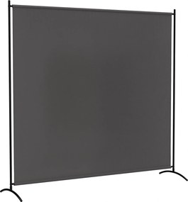 Outsunny egypaneles kültéri térelválasztó, 180 × 50 × 180 cm — UPF 30+, vízlepergető panel, stabil talpak — sötétszürke | Aosom