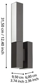 Eglo 900709 - LED Kültéri fali lámpa UGENTO LED/9W/230V IP44