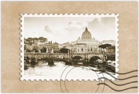 Poszterek 60x40 Róma Vatikán panoráma