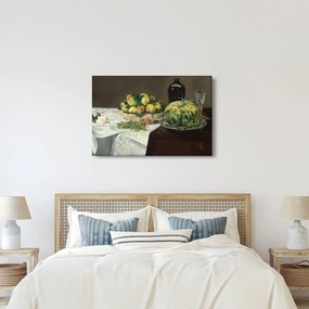 Kép - Edouard Manet, Still Life with Melon and Peaches, reprodukciók (90x60 cm)