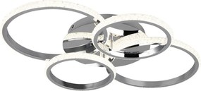 TRIO R67364106 CIRES Modern LED Mennyezeti Lámpa Ezüst LED IP20